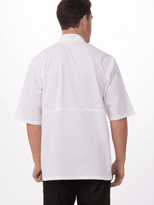 Chaqueta Chef Works Unisex Montreal Blanca