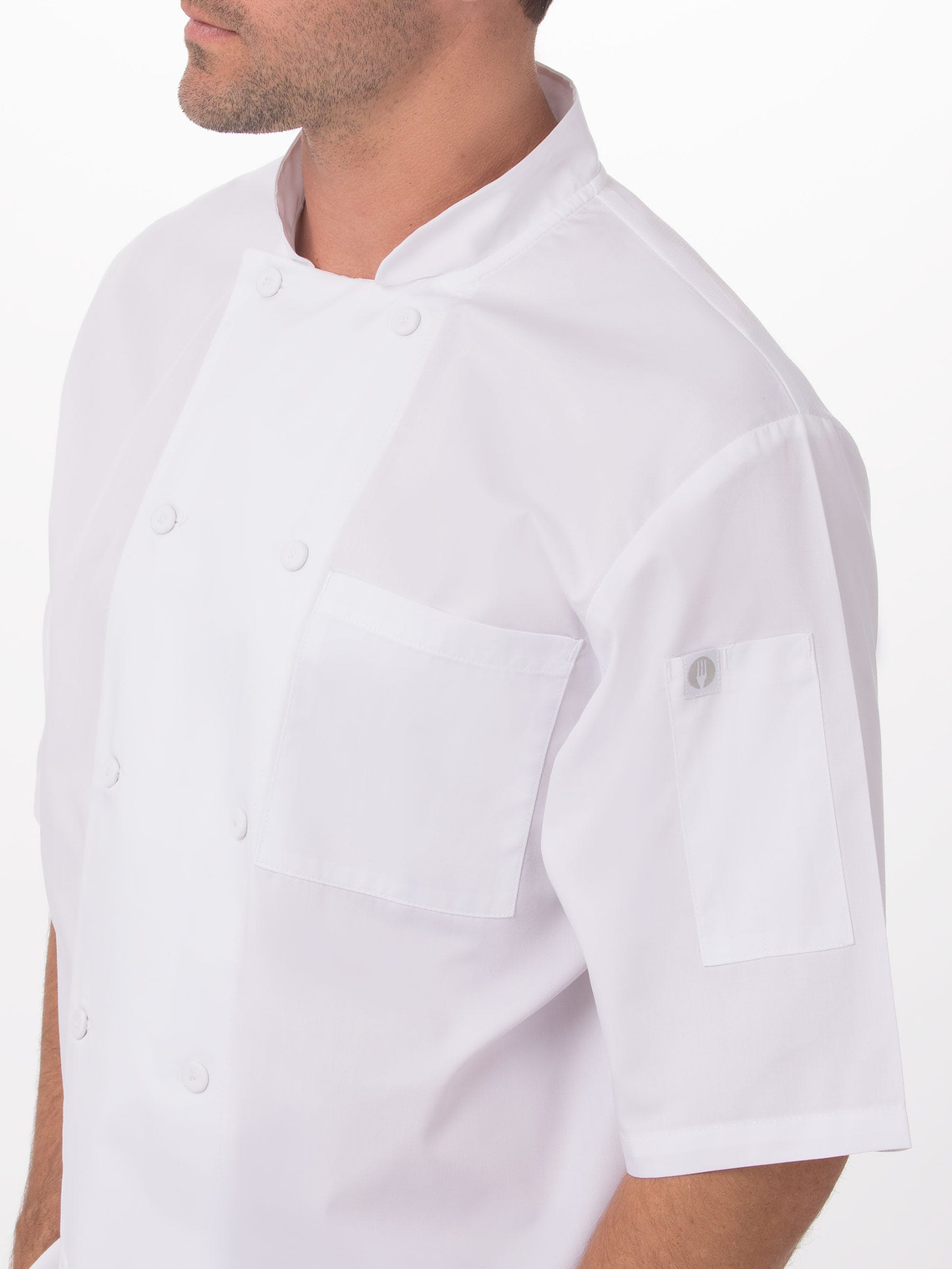 Chaqueta Chef Works Unisex Montreal Blanca 4