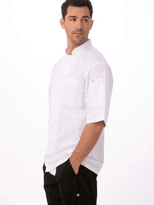 Chaqueta Chef Works Unisex Montreal Blanca