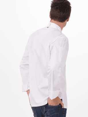 Chaqueta Chef Works Unisex Bowden Blanca