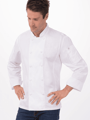 Chaqueta Chef Works Unisex Bowden Blanca