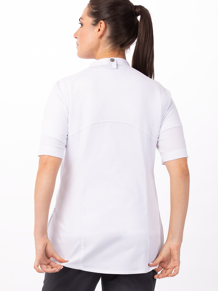 Chaqueta Chef Works Mujer Varkala Blanca 2