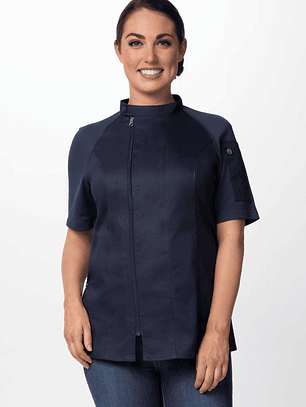 Chaqueta Chef Works Mujer Varkala Gris