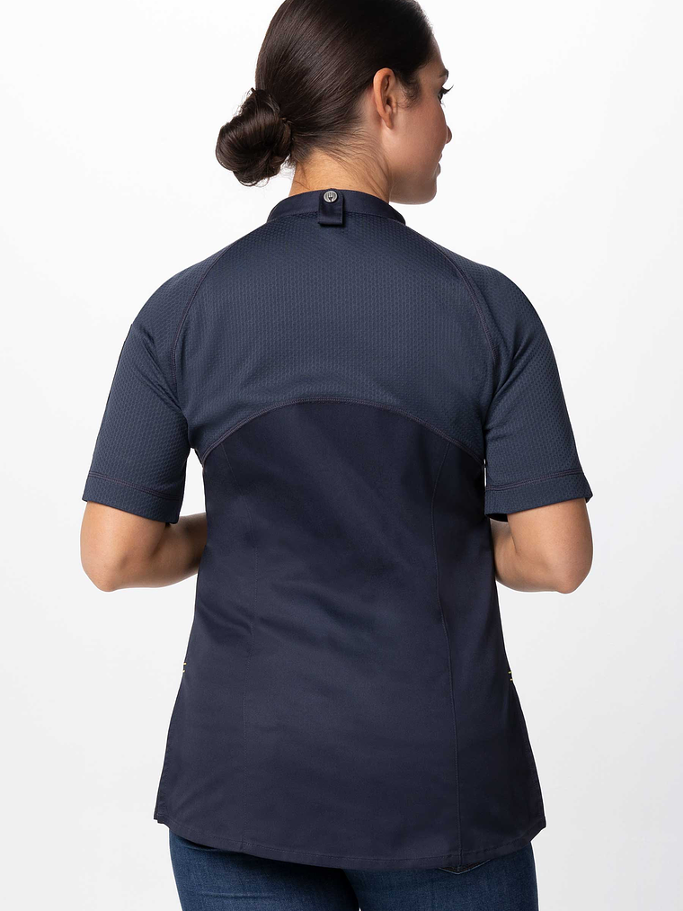 Chaqueta Chef Works Mujer Varkala Gris 2