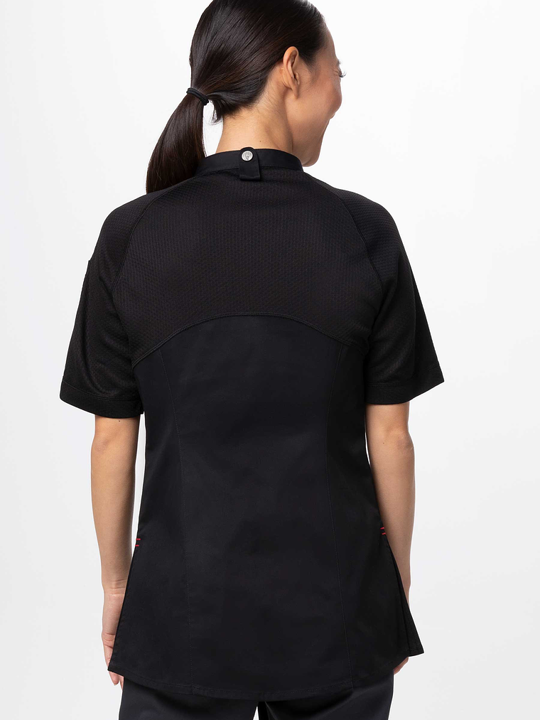 Chaqueta Chef Works Mujer Varkala Negra 2