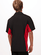 Camisa Chef Works Universal Contrast Negra con Rojo - Miniatura 2