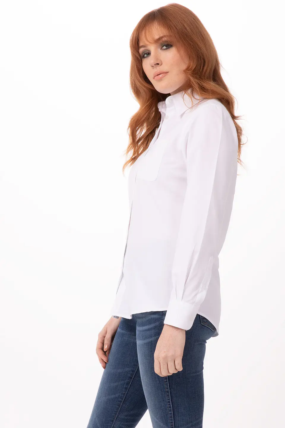 Blusa Chef Works Oxford  3