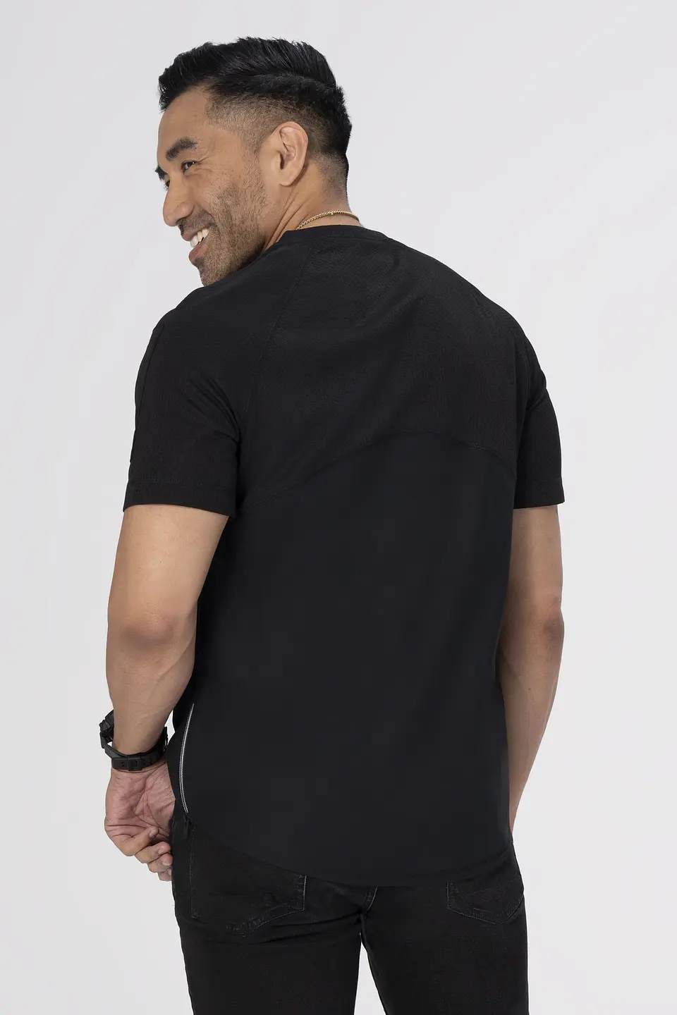 Polera Chef Works Ayres Crew Unisex 2