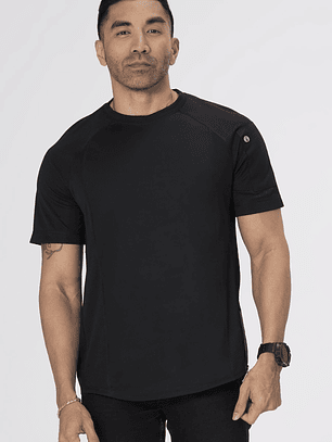 Polera Chef Works Unisex Ayres Crew Negra