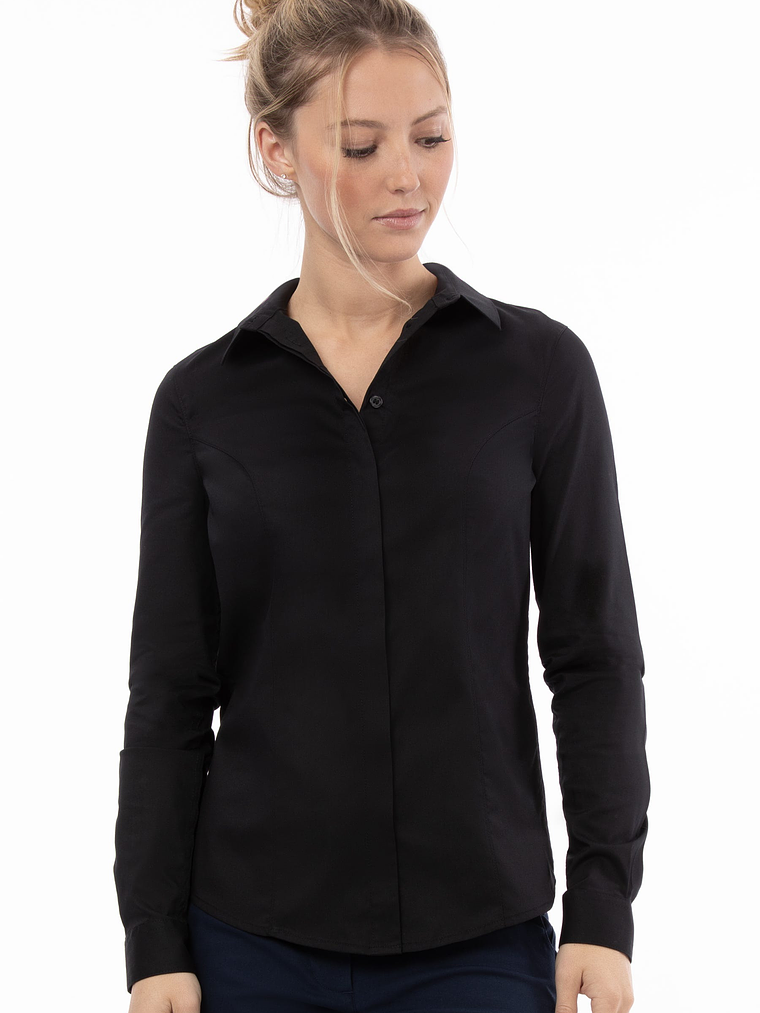 Blusa Chef Works Formal Premium Negra 1