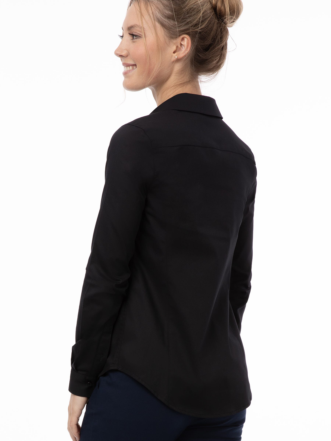 Blusa Chef Works Formal Premium Negra 2