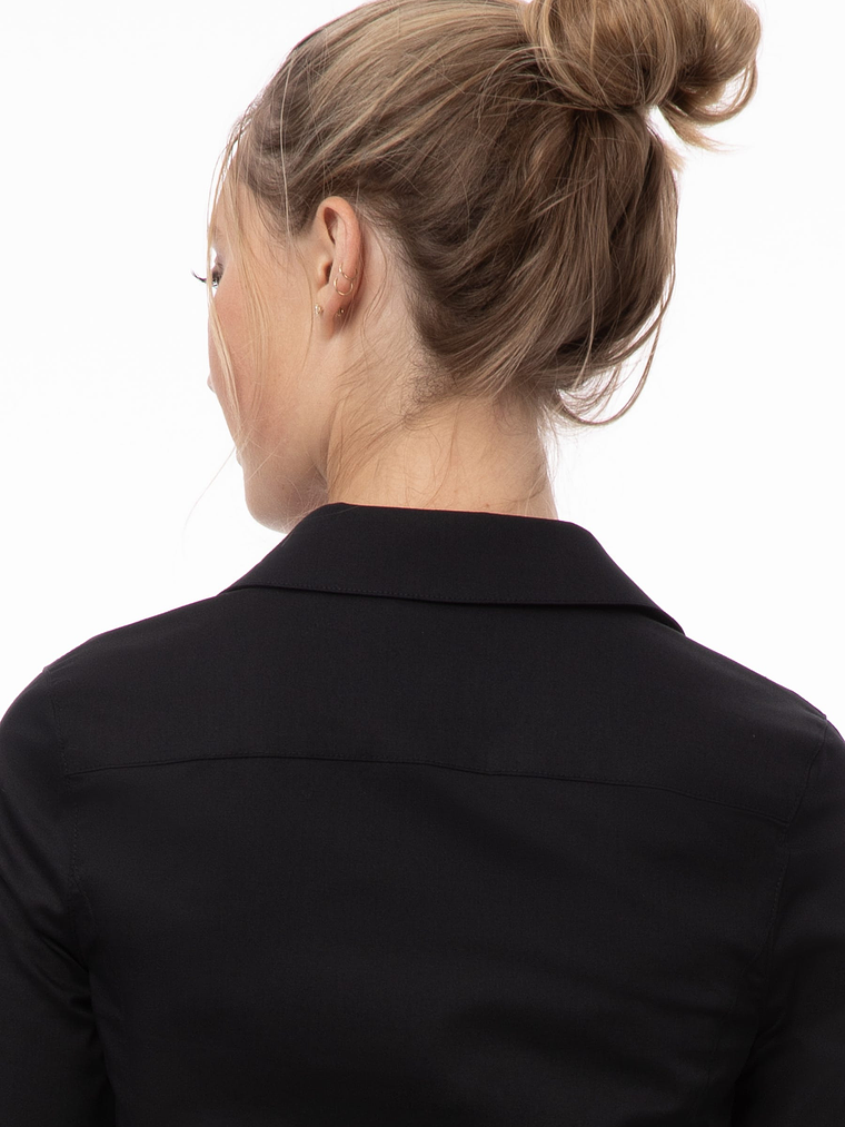 Blusa Chef Works Formal Premium Negra 4
