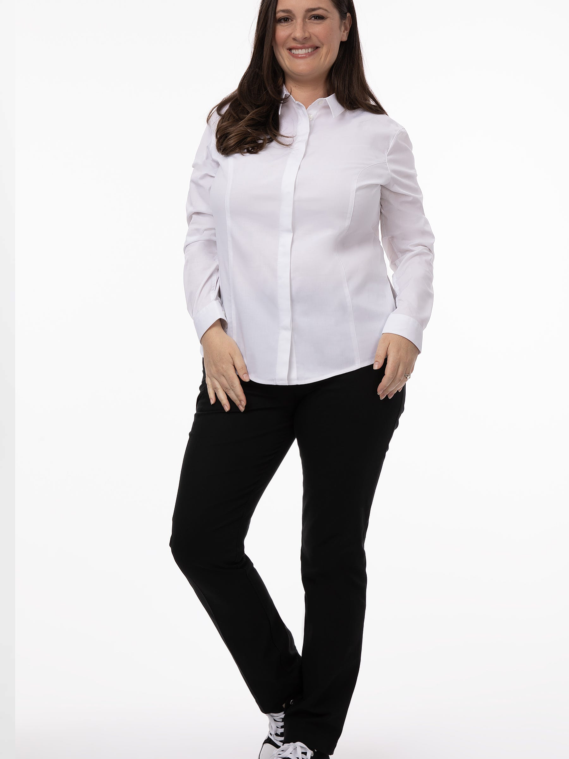Blusa de vestir Formal Premium Blanca 1