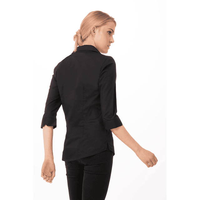 Blusa Chef Works Finesse Negra