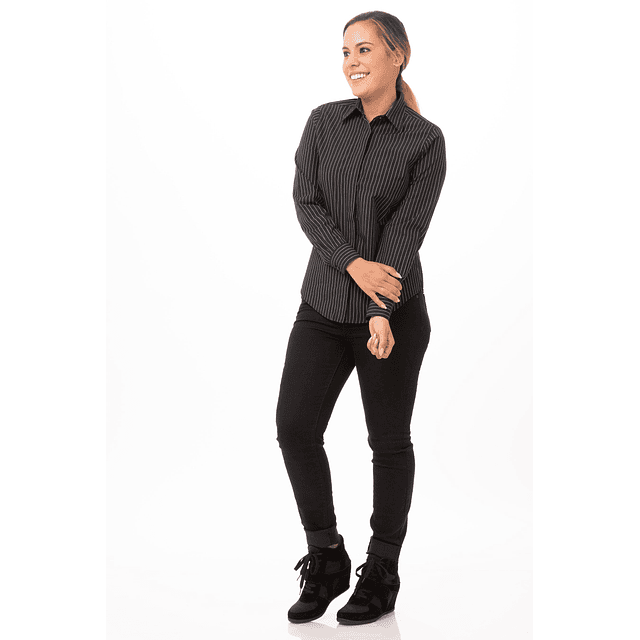 Blusa Chef Works Onyx Negra