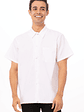 Camisa Chef Works Utility Blanca - Miniatura 1