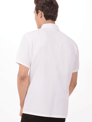 Camisa Chef Works Utility Blanca