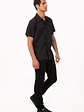 Camisa Chef Works Utility Negra - Miniatura 3