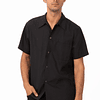 Camisa Chef Works Utility Negra