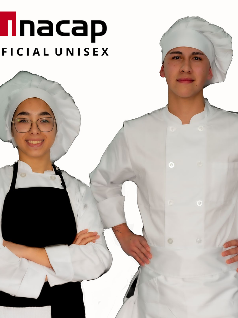 Set Estudiante Gastronómico Chef Works Oficial Inacap Unisex 1