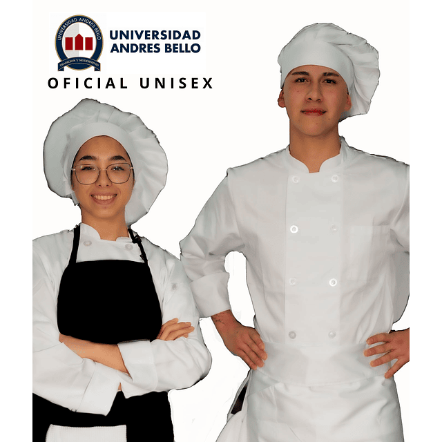 Set Estudiante Gastronómico Chef Works Oficial UNAB Unisex