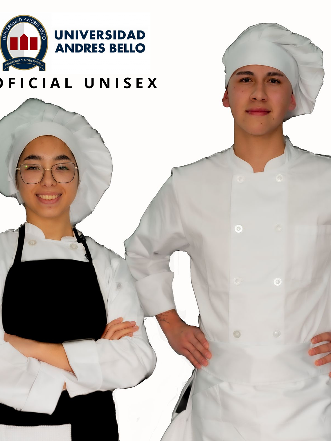 Set Estudiante Gastronómico Chef Works Oficial UNAB Unisex 1