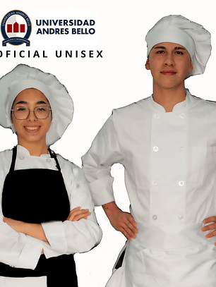 Set Estudiante Gastronómico Chef Works Oficial UNAB Unisex