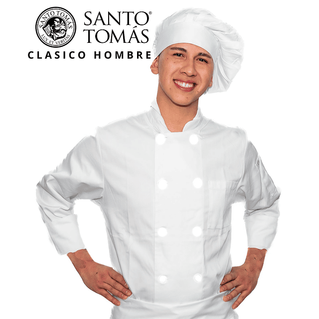 Set Estudiante Gastronómico Chef Works Premium Unisex Santo Tomás 