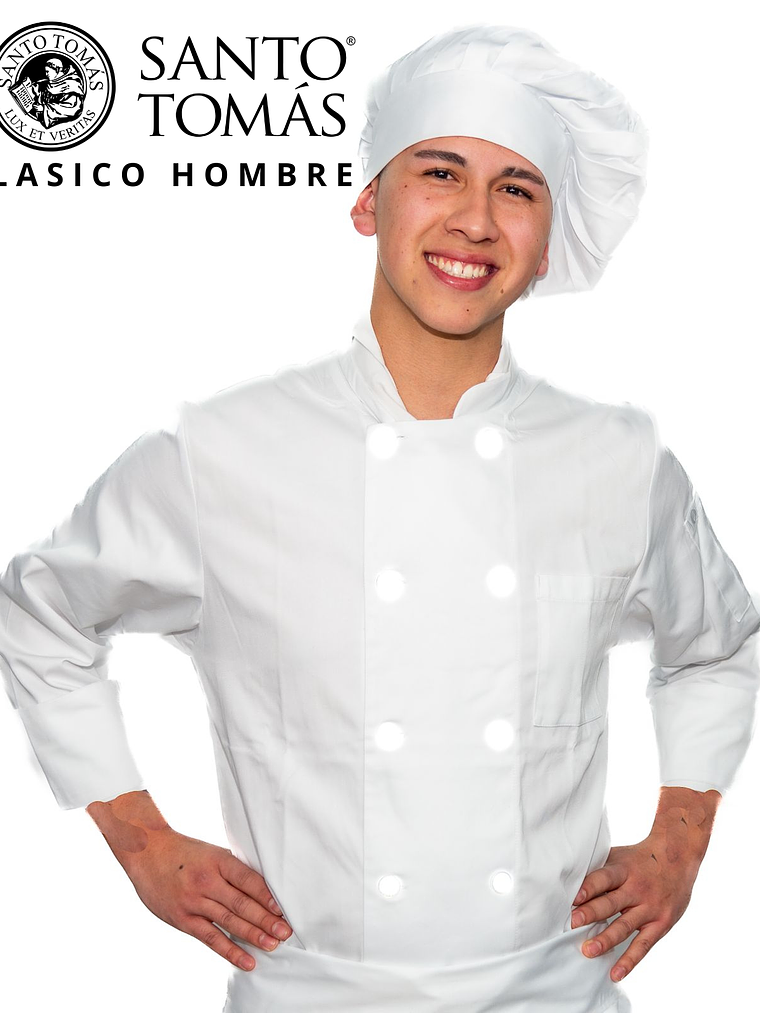 Set Estudiante Gastronómico Chef Works Premium Unisex Santo Tomás  1