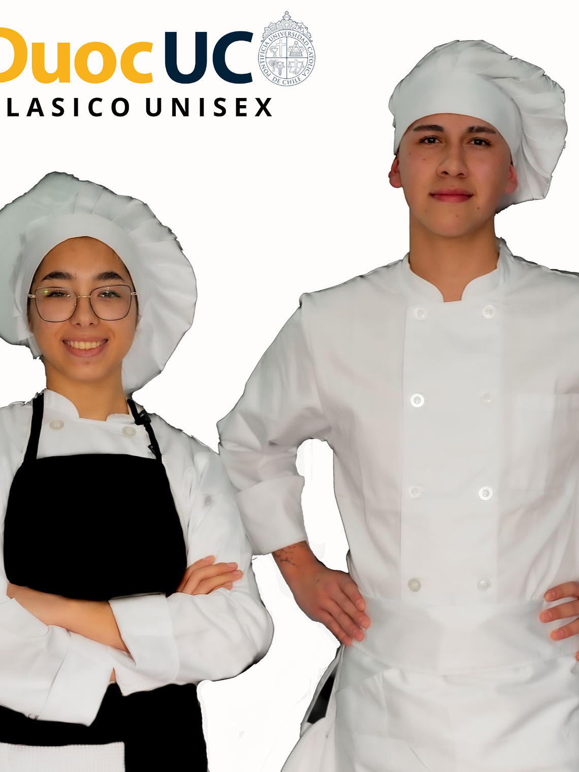 Set Estudiante Gastronómico Chef Works Clásico Unisex DuocUC 1