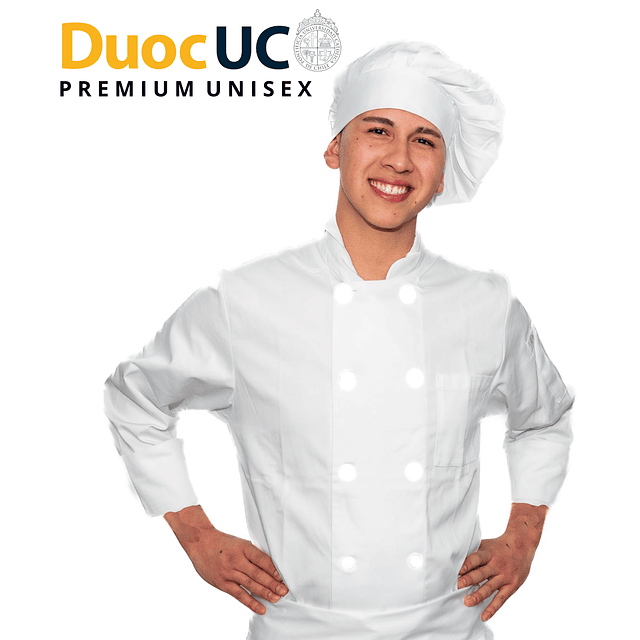 Set Estudiante Gastronómico Chef Works Premium Unisex DuocUC