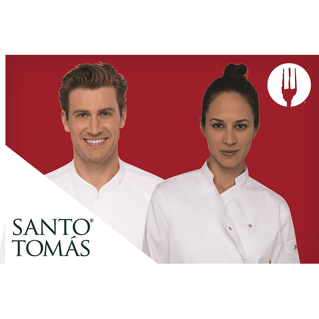 Set Estudiante Gastronómico Chef Works Clásico Unisex Santo Tomás