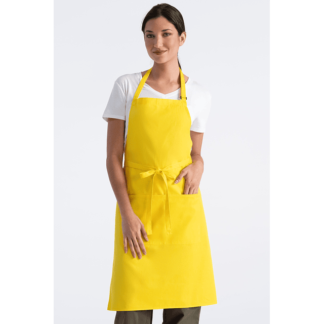 Pechera Chef Works Clásica F8 Amarillo