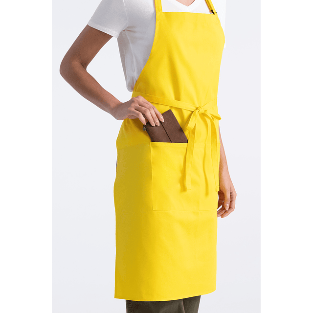 Pechera Chef Works Clásica F8 Amarillo
