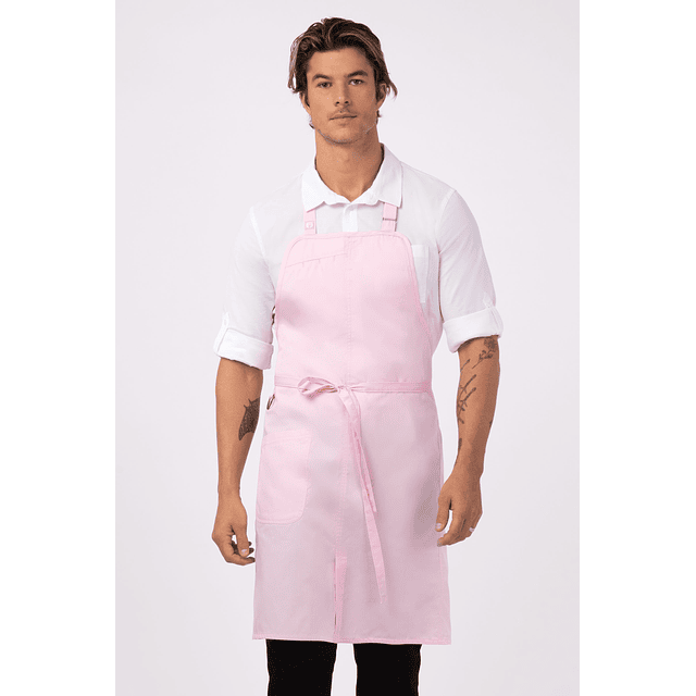 Pechera Chef Works Brio Rosada