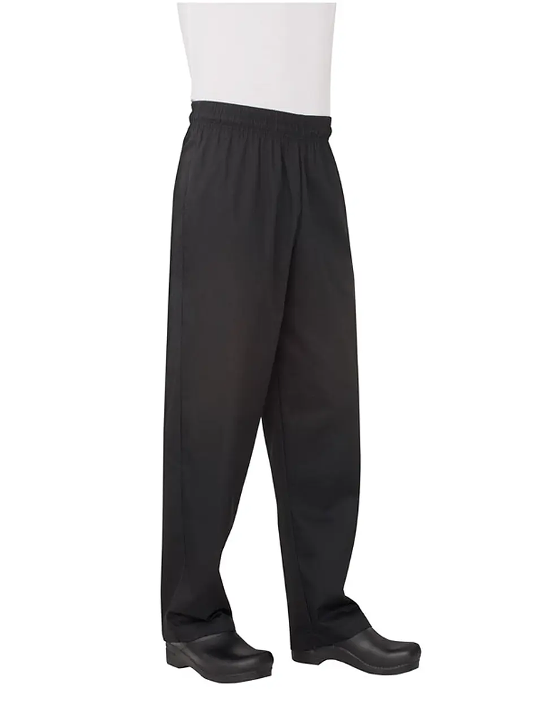 Set Estudiante Gastronómico Chef Works Clásico Pantalón Negro Unisex  5