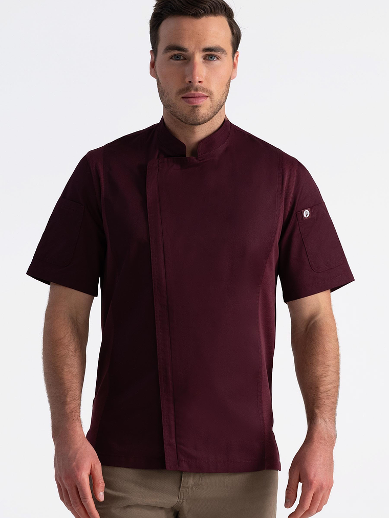 Chaqueta Chef Works Unisex Springfield Merlot 1