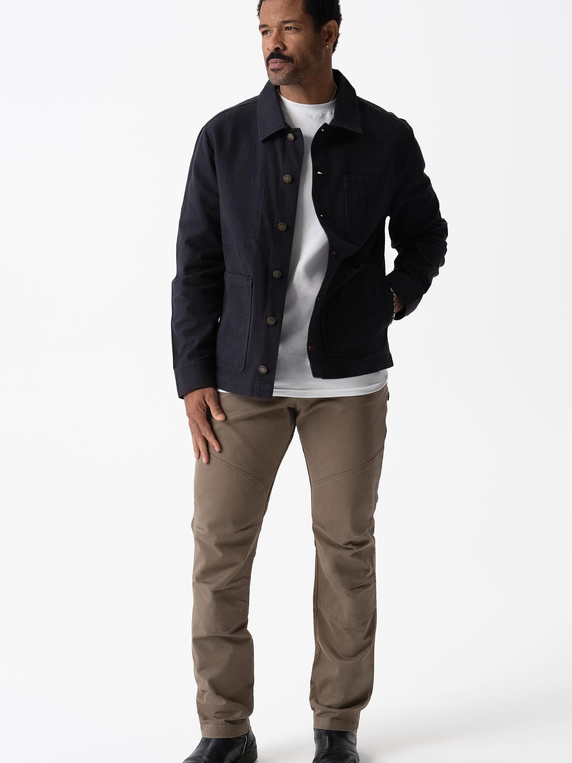 Chaqueton Chef Works Unisex Urbano Utility Negro 1