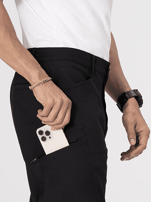 Pantalón Cargo Unisex Eaze Negro