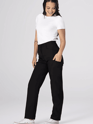 Pantalon Cargo Mujer Eaze Negro