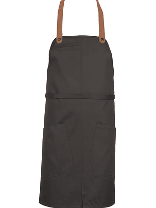 Pechera Chef Works Bundle Gris Tirantes Intercambiables en Ecocuero