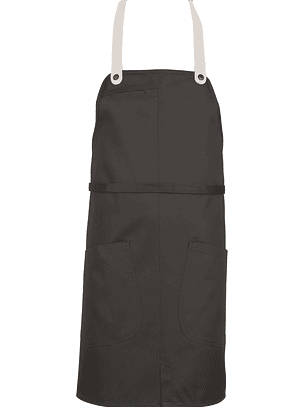 Pechera Chef Works Bundle Gris Tirantes Intercambiables en Ecocuero