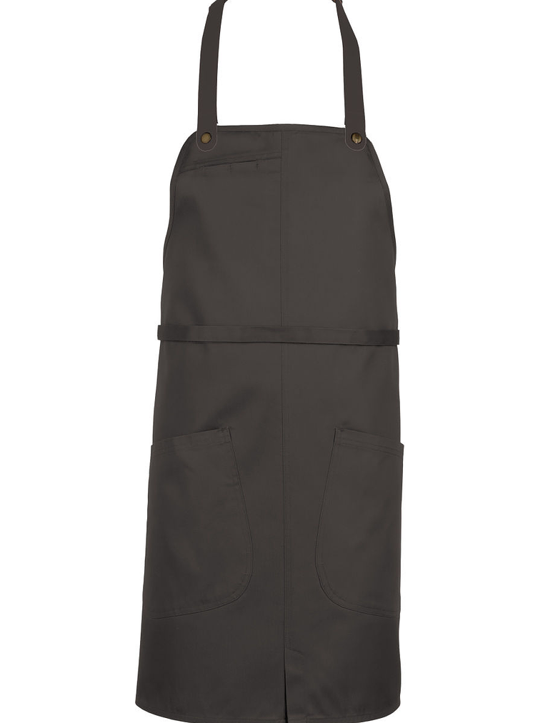 Pechera Chef Works Bundle Gris Tirantes Intercambiables en Ecocuero 5