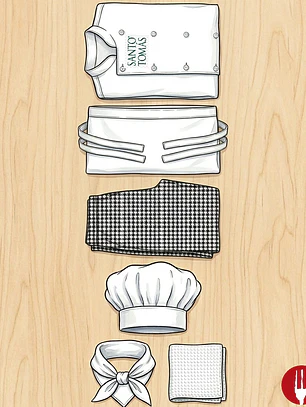 SET GASTRONOMÍA MUJER · SANTO TOMÁS