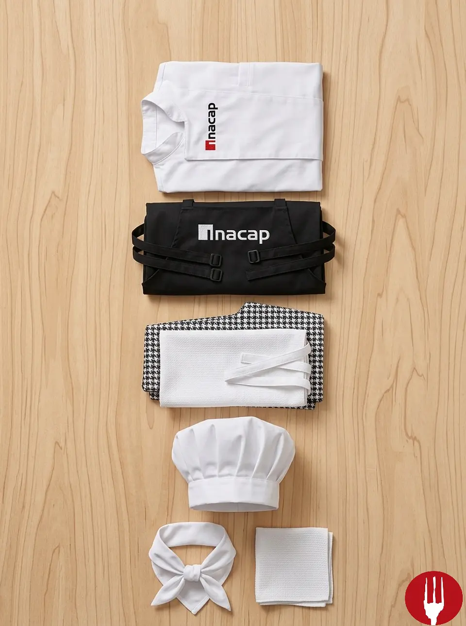 Set Estudiante Chef Works Inacap Mujer 1