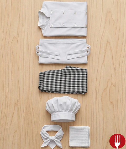 Set Estudiante Chef Works Clásico Unisex