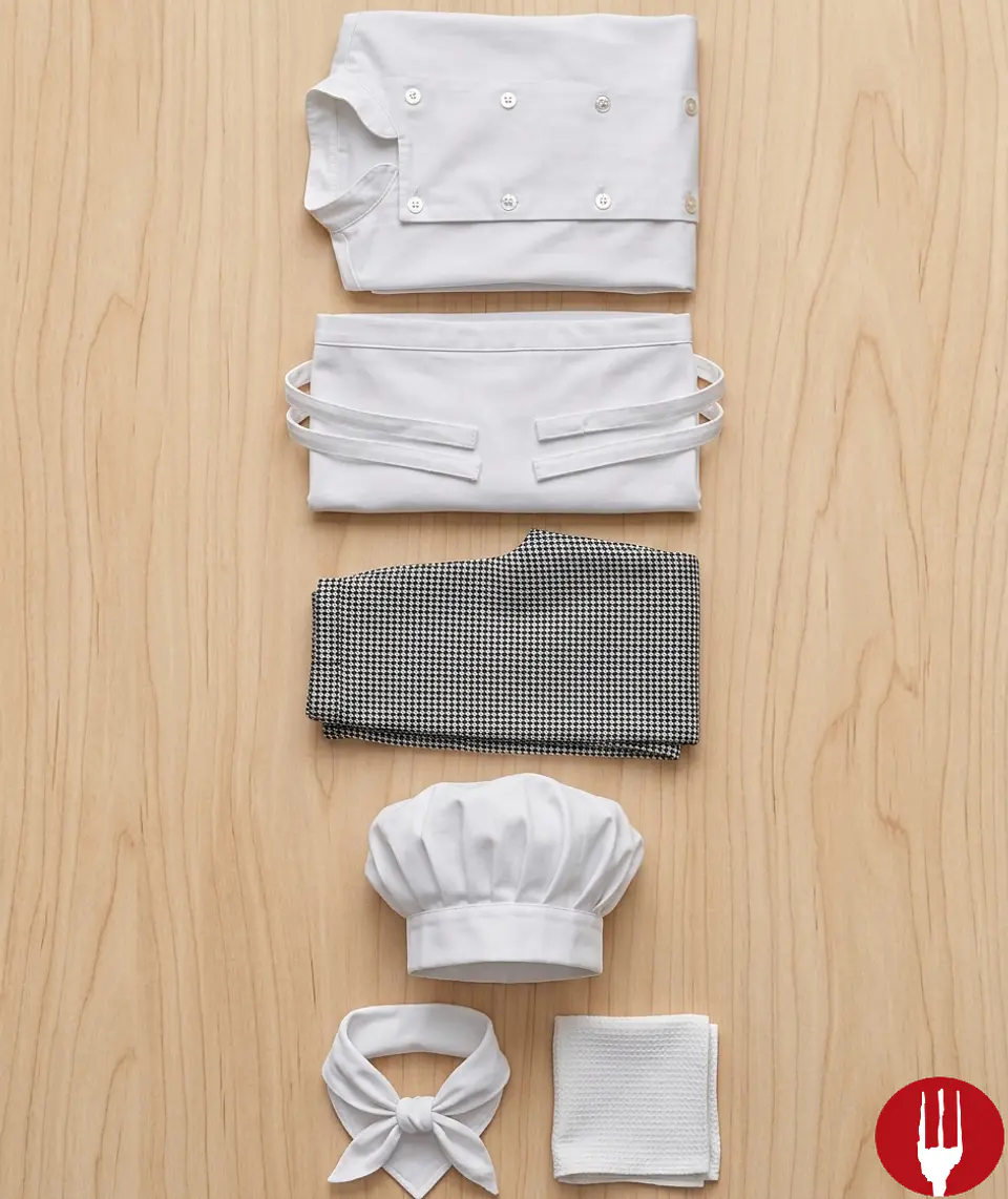 Set Estudiante Chef Works Clásico Unisex 1