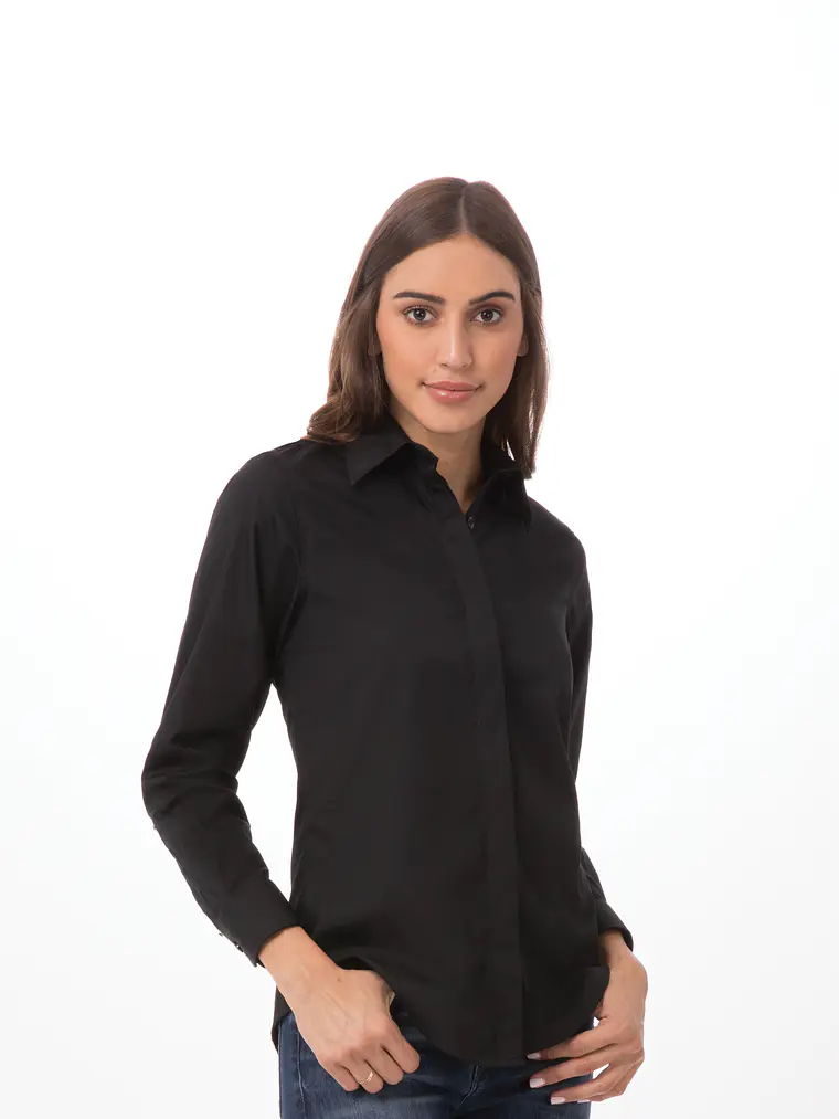 Blusa Chef Works Clásica | Negra 1