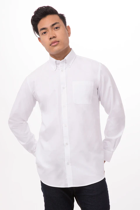 Camisa Chef Works Oxford 