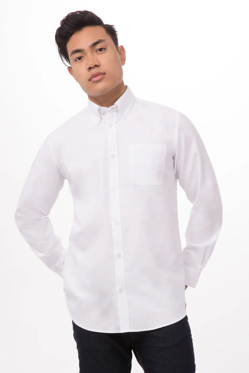 Camisa Chef Works Oxford  1